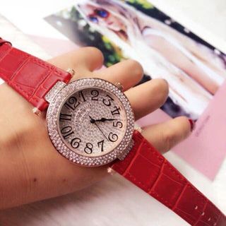 Đồng hồ nữ dây da 01