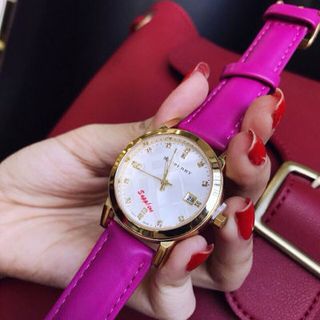 Đồng hồ da nữ saphire