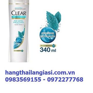 Dầu gội Clear 340ml Thái lan
