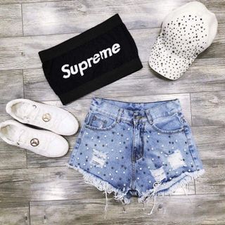SET ÁO ỐNG QUẦN SORT ĐÍNH ĐÁ