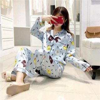 Pijama lụa satin TDQD giá sỉ