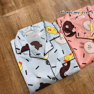 Pijama lụa satin TDQD