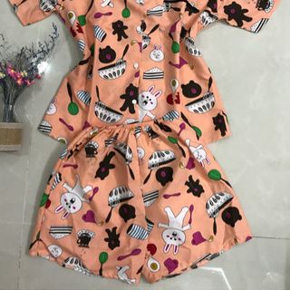 đồ bộ pijama đùi mặc nhà