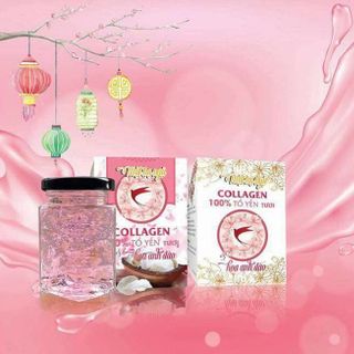 Mặt nạ ngủ Collagen tổ yến tươi hoa anh đào