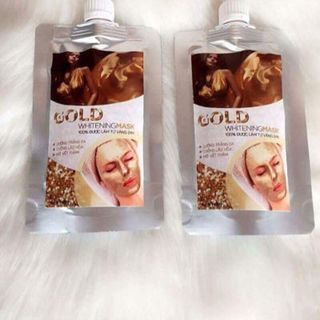 mặt nạ vàng 24k gold whitening mask