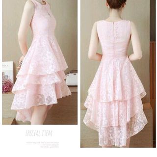 Đầm Mulet Hồng Xanh
