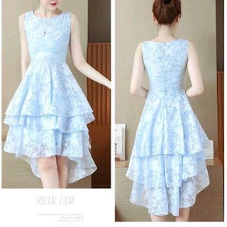 Đầm Mulet Hồng Xanh