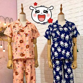 Pijama tay ngắn quần dài