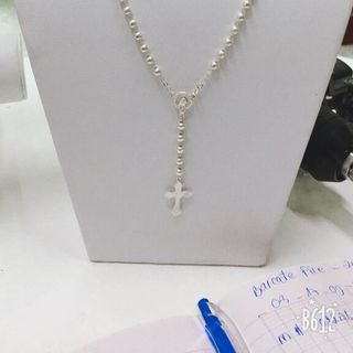 vòng bạc công giáo chuỗi mân côi