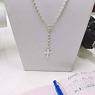 vòng bạc công giáo chuỗi mân côi