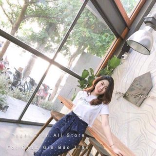 set bộ quần chấm bi