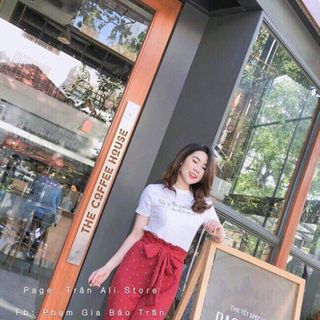 set bộ quần chấm bi