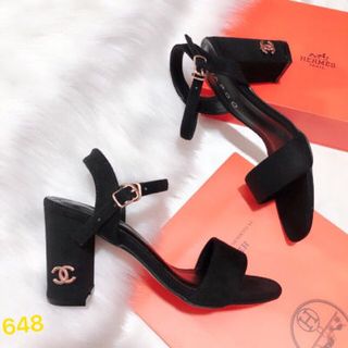 giày sandal got vuông chát nỉ