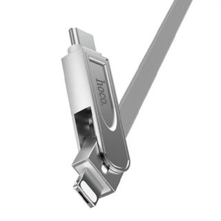 HOCO - Dây cáp sạc 3 in 1 U24 - Cổng 2 in 1 Lightning Micro - Cổng Type C