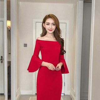 đầm body tay loe giá sỉ