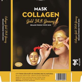 Mặt nạ collagen vàng 24k giá sỉ