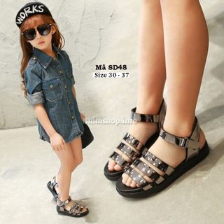 Sandal bé gái - Dép quai hâu học sinh - Giày dép trẻ em SD48