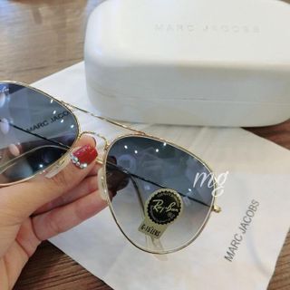 Kính râm nam nữ tráng bạc - Kính rb 2 màu