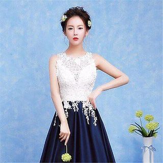 MAXI DẠ HỘI HOA THÊU