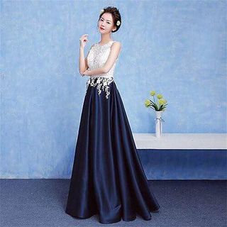 MAXI DẠ HỘI HOA THÊU