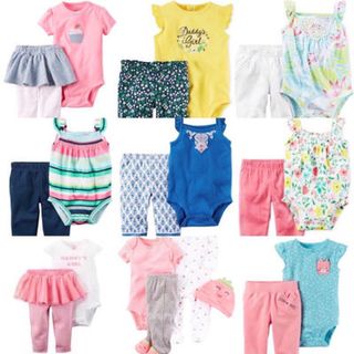 Set 2 bodysuit và legging Carter Cambodia xuất dư