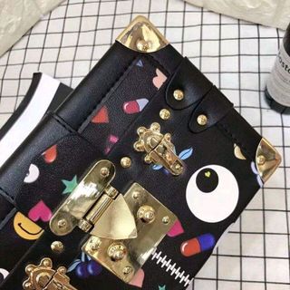 túi xách hộp mini khoá bấm