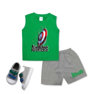 Bộ Bé Trai Cotton Ba Lổ Cực Hot