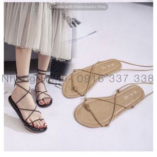 Giày sandal cột dây