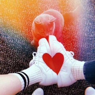 Giày đôi hình trái tim