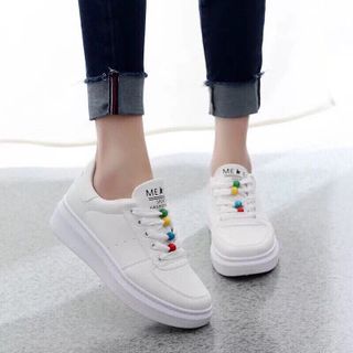 giày bata phối hạt nhiều màu