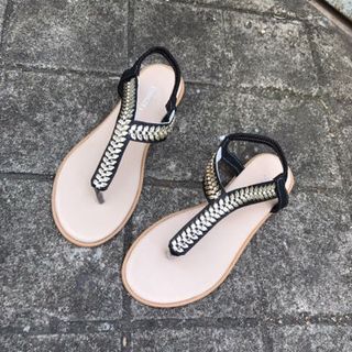 giày sandal bông lúa