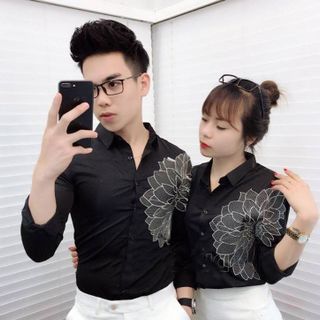 Áo Sơ mi cặp nam nữ