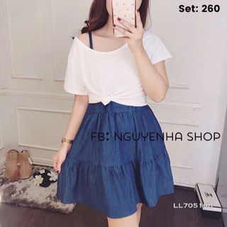 SET YẾM JEAN ÁO THUN