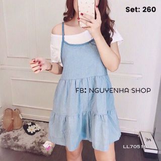 SET YẾM JEAN ÁO THUN