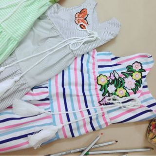Đầm bèo 2 tầng phối xinh tươi