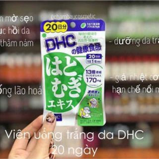 viên uống trắng da dhc