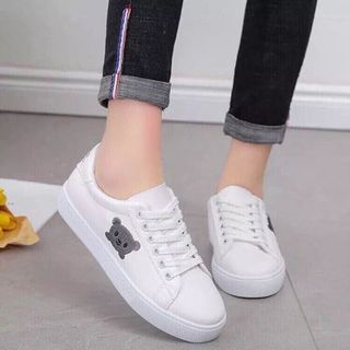 giày bata mặt gâu xinh