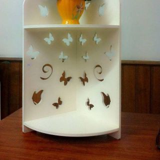 Kệ góc 2 tầng hoa văn 50 cm ngăn trên 15 dưới 35 giá sỉ​ giá bán buôn