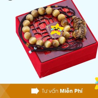Sét vòng tay và mặt dây chuyền đá mắt hổ - msp 599