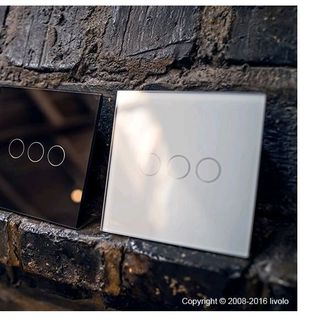 Công tắc cảm ứng đk Remote Livolo 3Gang