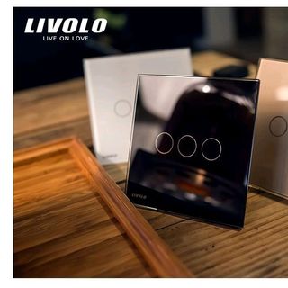 Công tắc cảm ứng đk Remote Livolo 3Gang