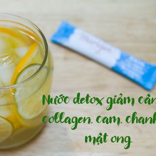 Marigen collagen giảm nếp nhănda trắng sáng Combo 300gr Trắng Xanh
