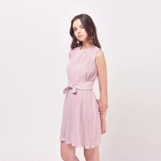 đầm voan dập ly