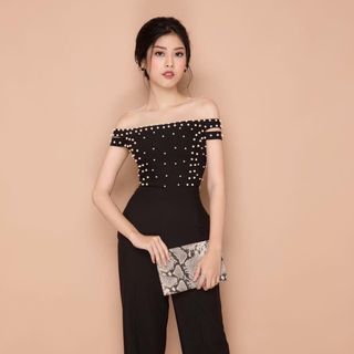 JUM DÀI TRỂ VAI PHỐI LƯỚI NGỰC XINH XẮN - SJ122