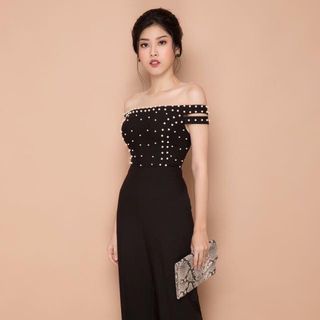 JUM DÀI TRỂ VAI PHỐI LƯỚI NGỰC XINH XẮN - SJ122