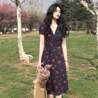 maxi hoạ tiết summer siêu sang