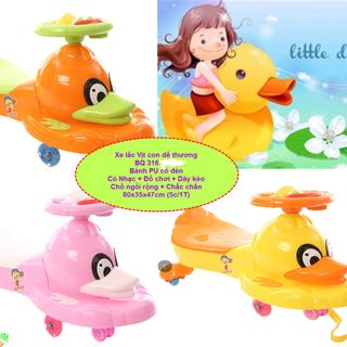Xe lắc Vịt con dễ thương BQ 316