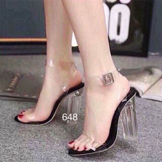 giày sandal thủy tinh