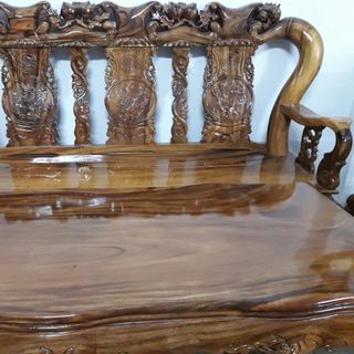 bộ salon gổ muồng cột 12 gồm 6 món hàng chuẩn