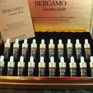 Bộ 20 Chai Serum Bergamo Luxury Gold Caviar Collagen - Chính Hãng